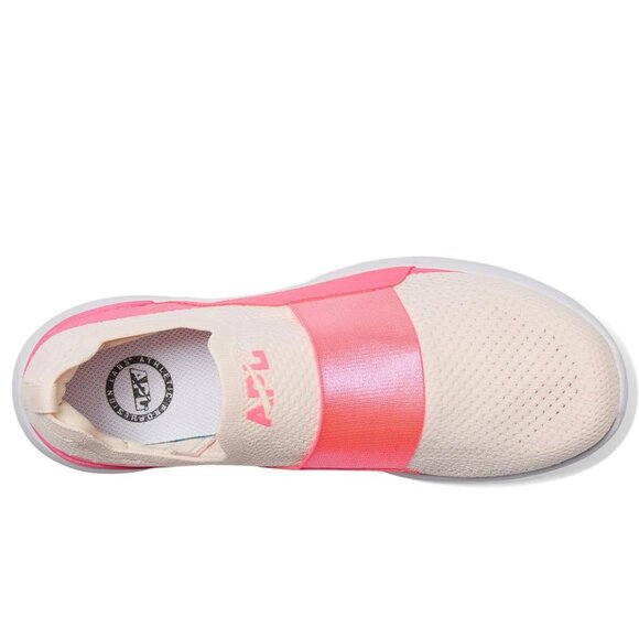 APL Women's Techloom Bliss Sneaker Size 9 In Creme/Fusion Pink/White - Picture 2 of 13